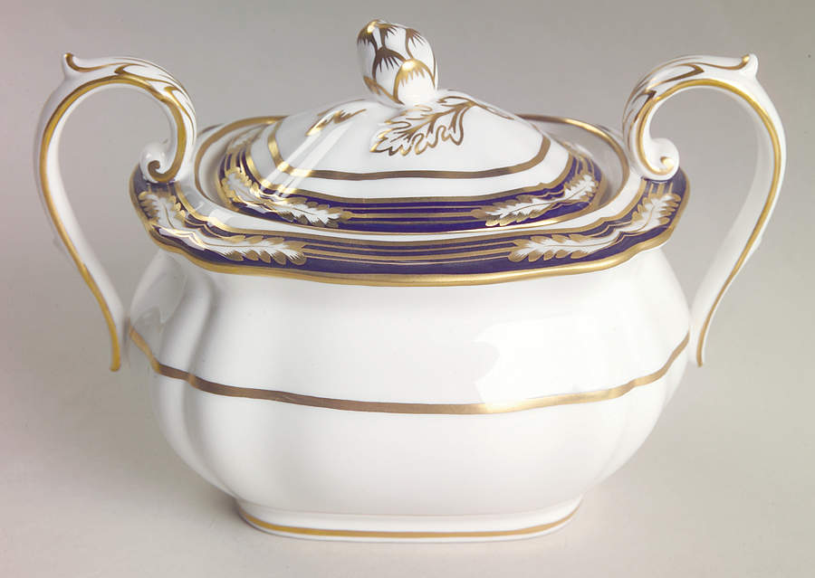 Chancellor Cobalt Blue Sugar Bowl & Lid by Spode-1
