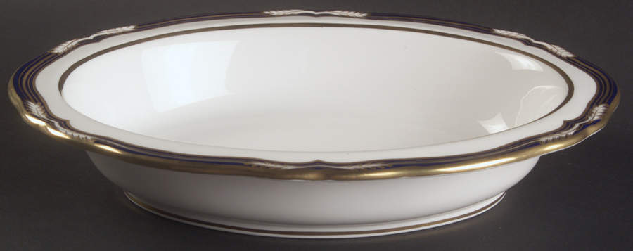 Chancellor Cobalt Blue 9" Oval Vegetable Bowl by Spode-1