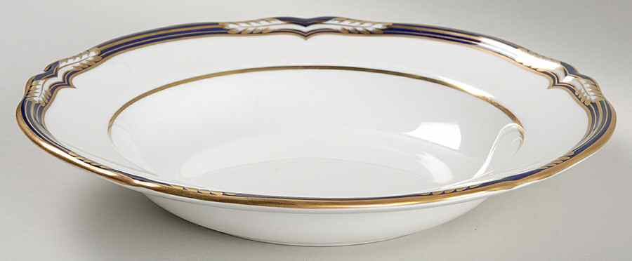 Chancellor Cobalt Blue Large Rim Soup Bowl by Spode-1