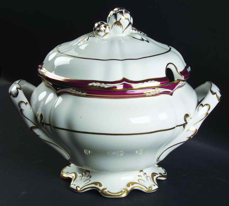 Chancellor Crimson Tureen &  Lid by Spode-1