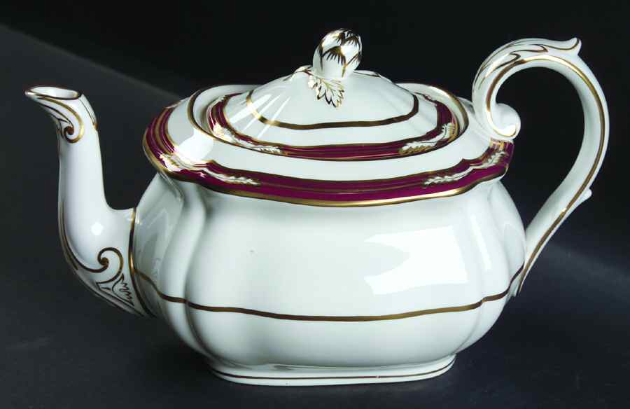 Chancellor Crimson Teapot & Lid by Spode-1