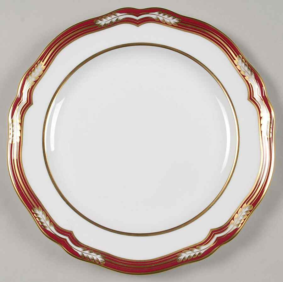 Chancellor Crimson Salad Plate by Spode-1