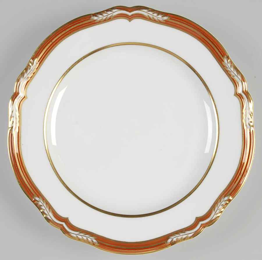 Chancellor Orange Luncheon Plate by Spode-1
