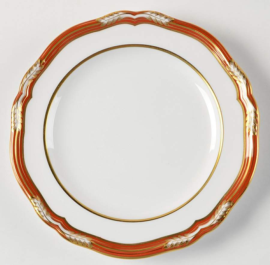 Chancellor Orange Bread & Butter Plate by Spode-1