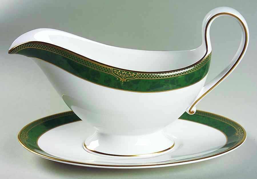Chardonnay Gravy Boat & Underplate by Spode-1