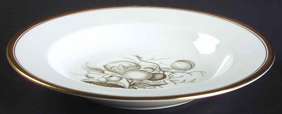 Chatham (Gold Trim) Rim Soup Bowl by Spode-1