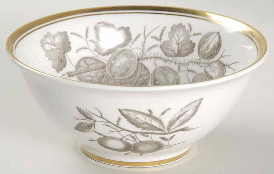Chatham (Gold Trim) Cranberry Bowl by Spode-1