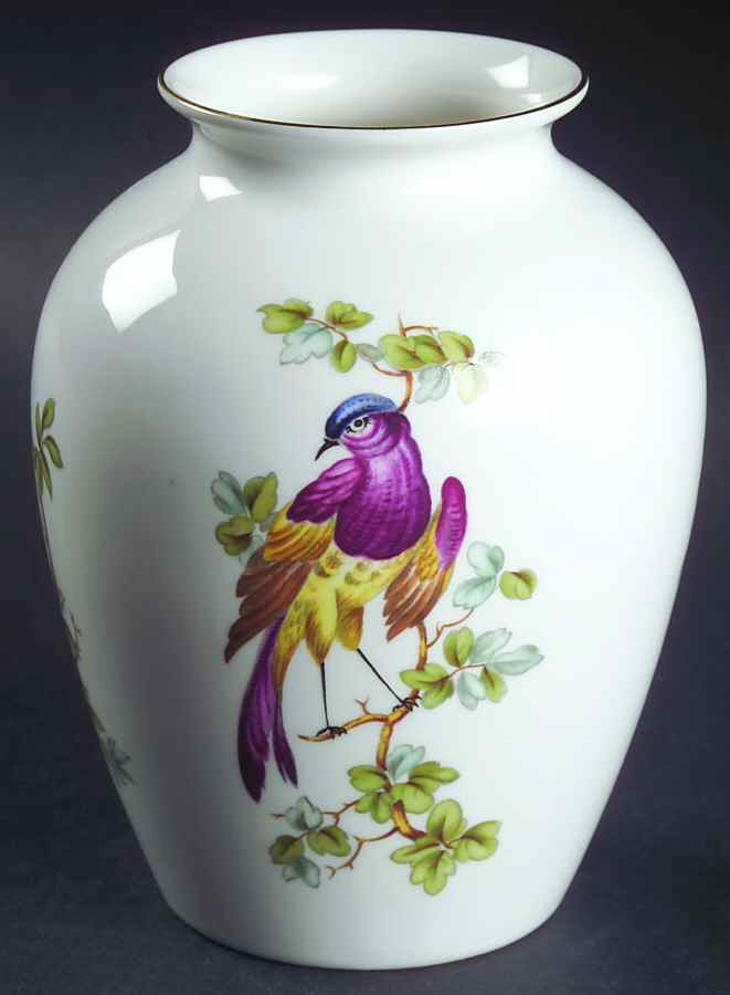 Chelsea Bird (No Raised Gold Dots) 5" Vase by Spode-1