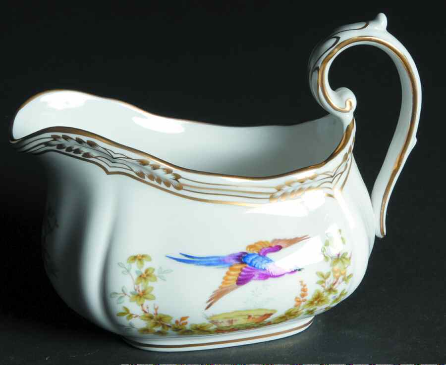 Chelsea Bird (No Raised Gold Dots) Creamer by Spode-1