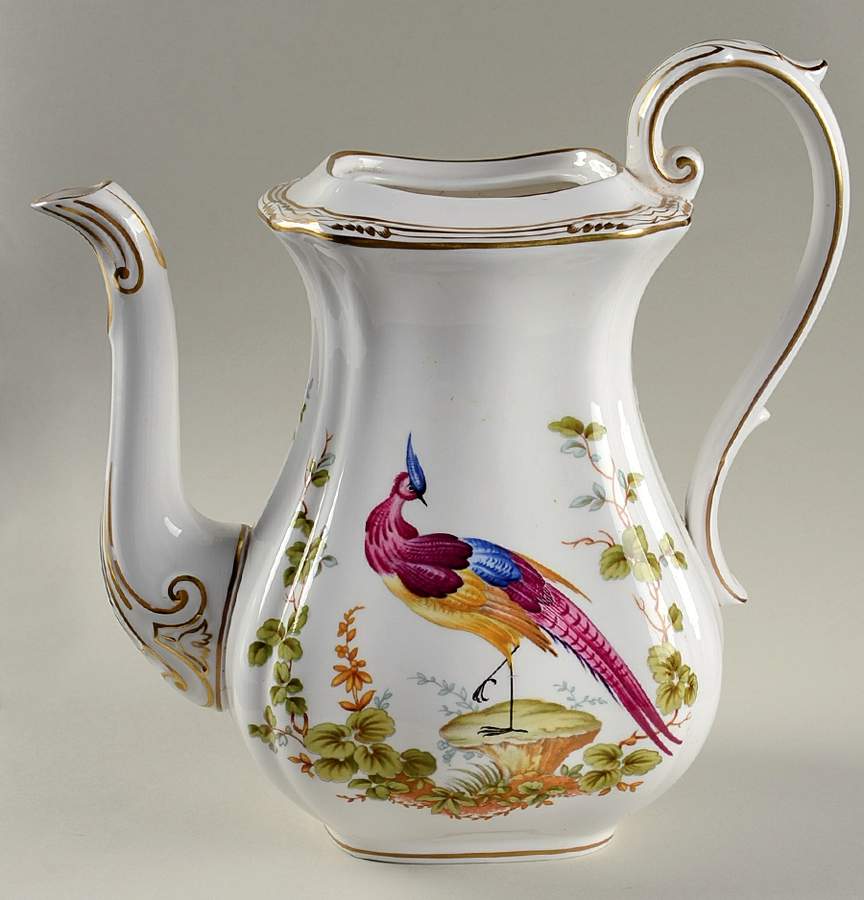 Chelsea Bird (No Raised Gold Dots) Coffee Pot No Lid by Spode-1