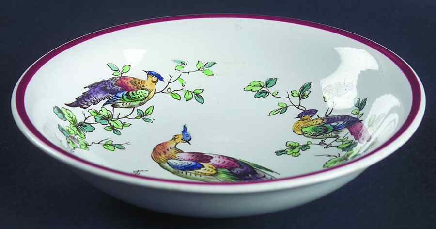 Chelsea Bird Black Bird Coupe Cereal Bowl by Spode-1