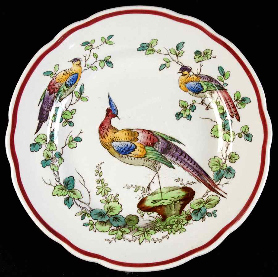 Chelsea Bird Black Bird Bread & Butter Plate by Spode-1