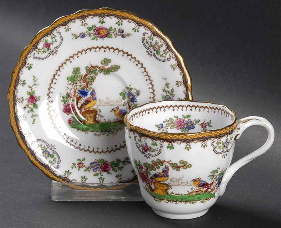 Chelsea Flat Demitasse Cup & Saucer Set by Spode-1