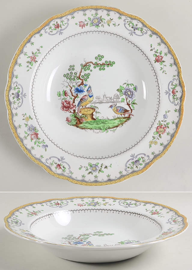 Chelsea Large Rim Soup Bowl by Spode-1