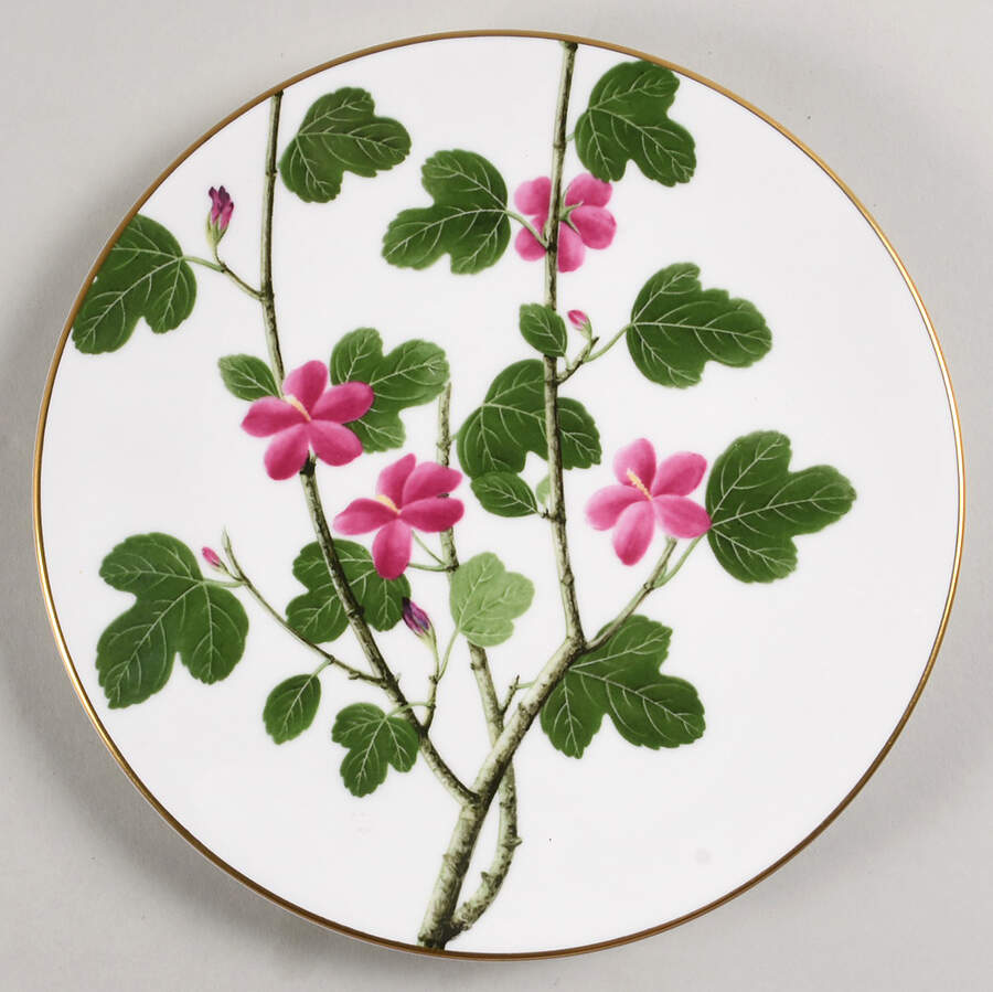 Chinese Flowers Salad Plate by Spode-1