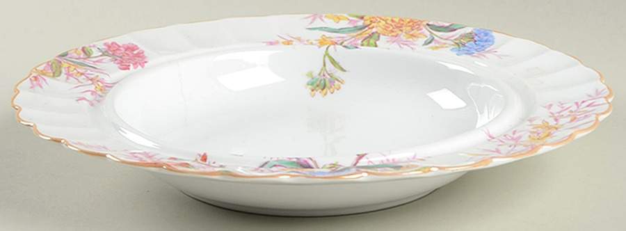Chelsea Garden (Mustard Trim) Round Butter No Lid by Spode-1