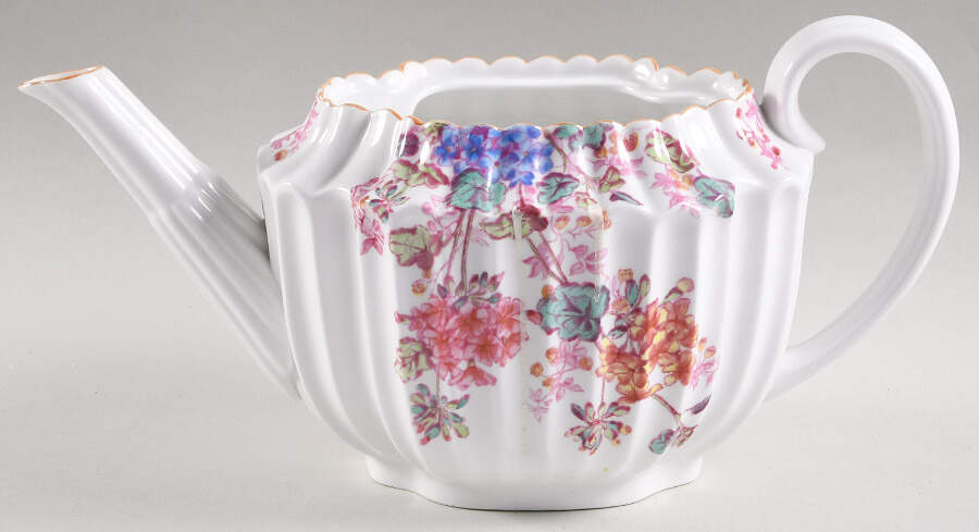 Chelsea Garden (Mustard Trim) Teapot No Lid by Spode-1
