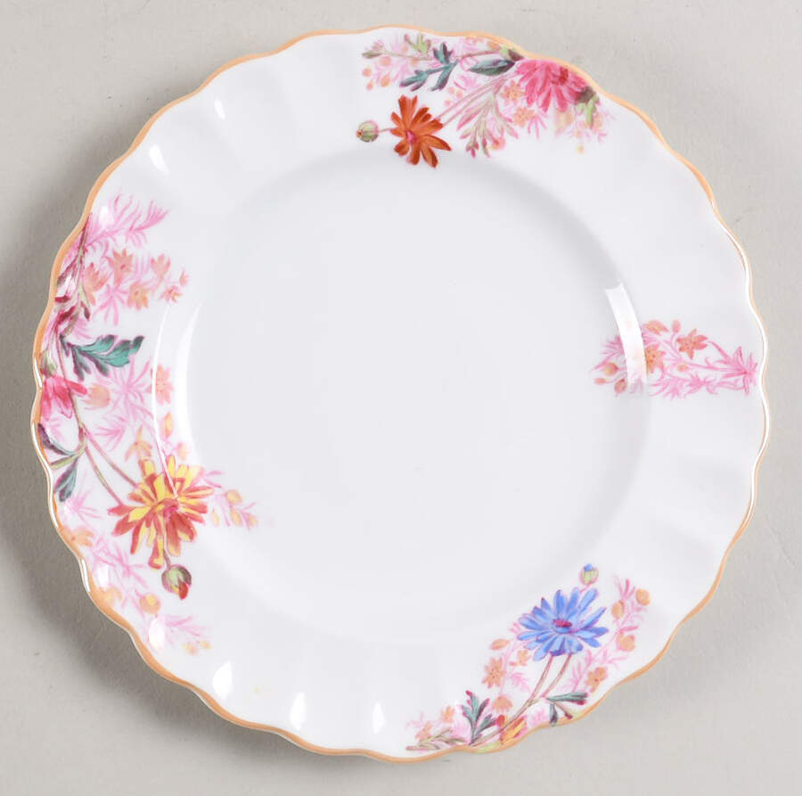 Chelsea Garden (Mustard Trim) Bread & Butter Plate by Spode-1