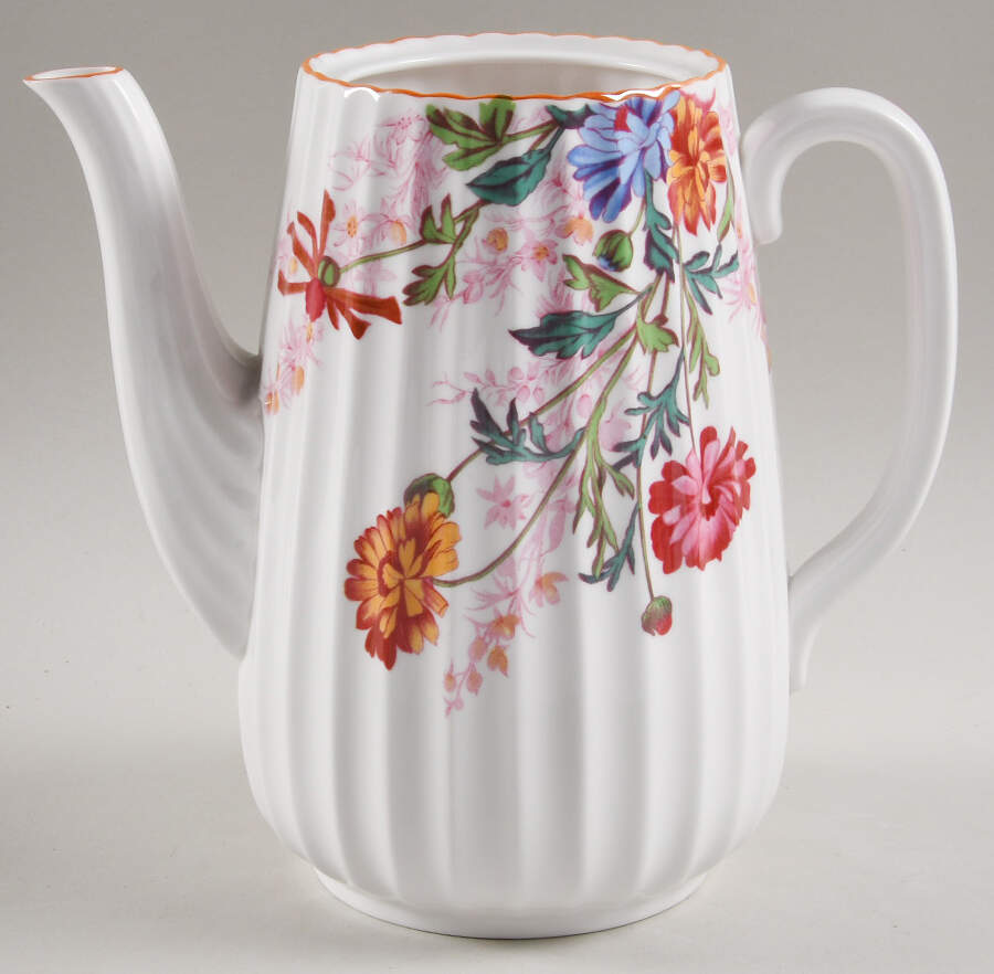 Chelsea Garden (Mustard Trim) Coffee Pot No Lid by Spode-1