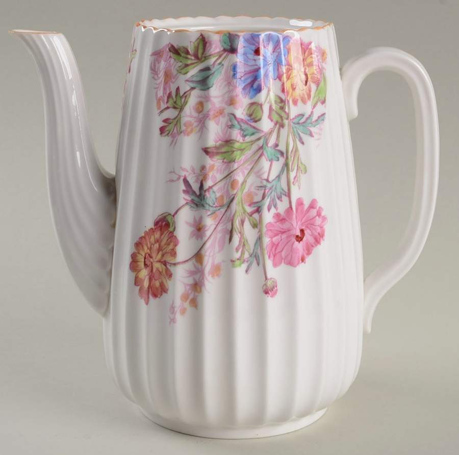 Chelsea Garden (Mustard Trim) Coffee Pot No Lid by Spode-1