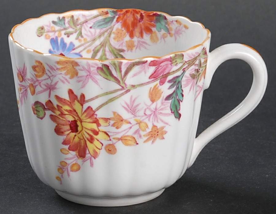 Chelsea Garden (Mustard Trim) Flat Cup by Spode-1