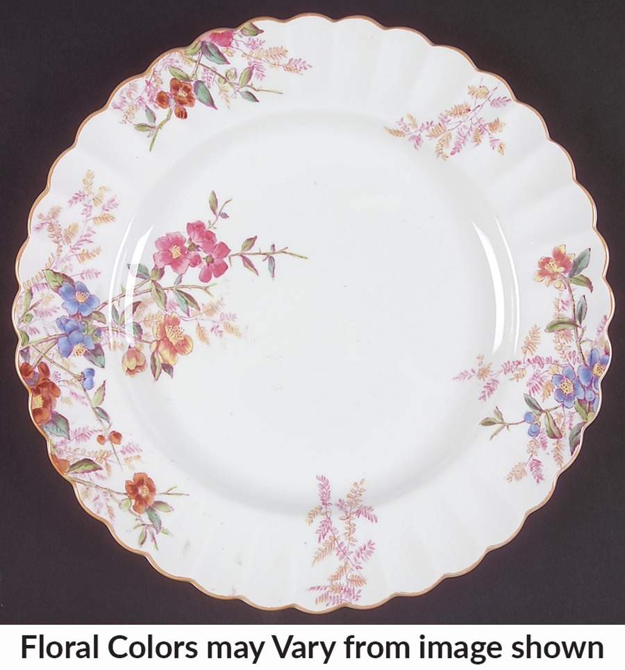 Chelsea Garden (Mustard Trim) Dinner Plate by Spode-1