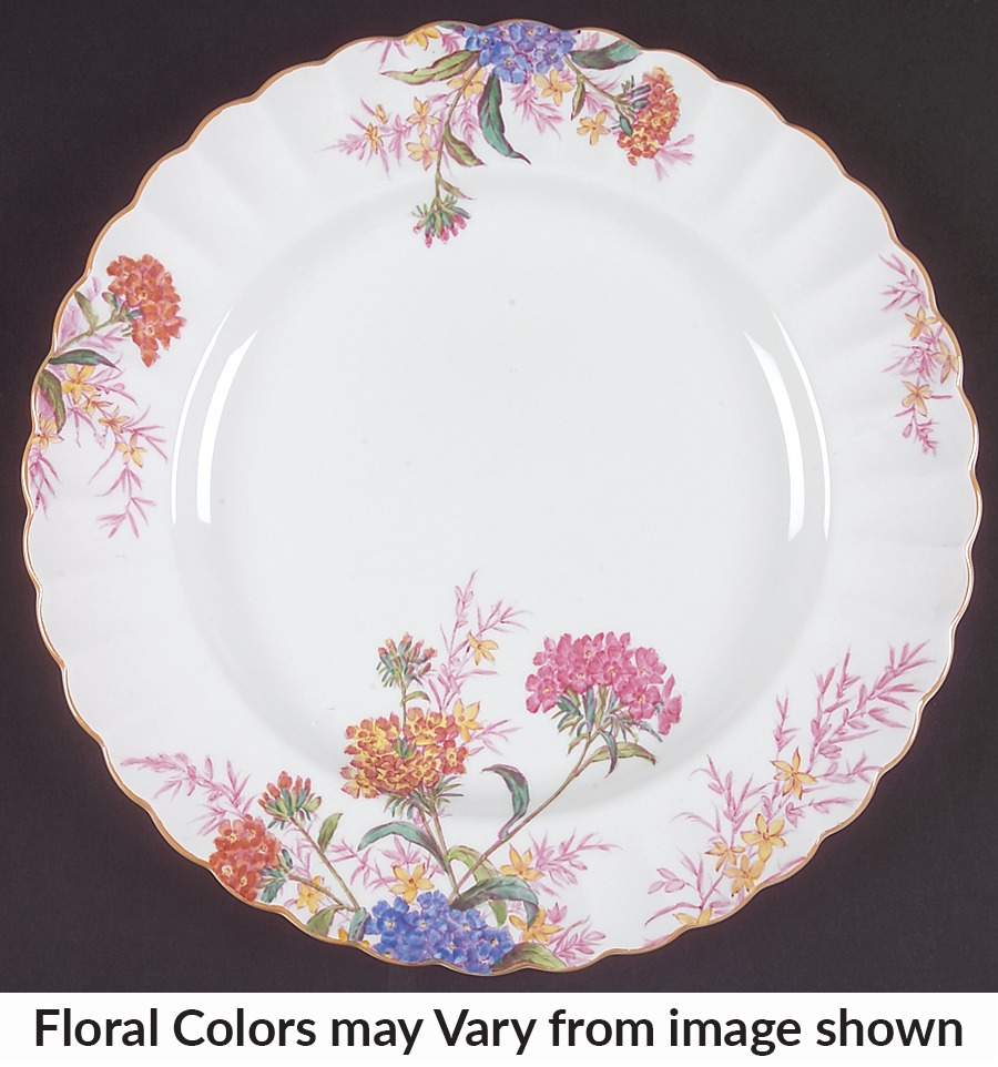 Chelsea Garden (Mustard Trim) Dinner Plate by Spode-1