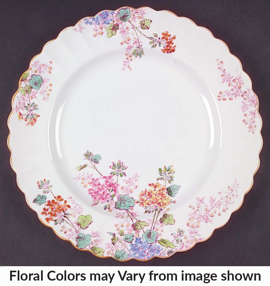 Chelsea Garden (Mustard Trim) Dinner Plate by Spode-1