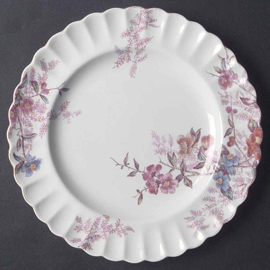 Chelsea Garden (Mustard Trim) Luncheon Plate by Spode-1