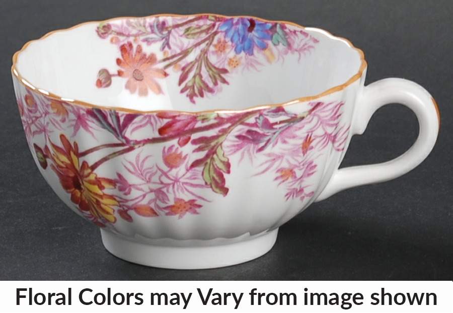 Chelsea Garden (Mustard Trim) Footed Cup by Spode-1