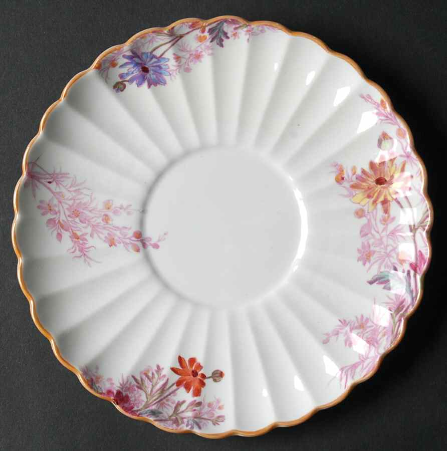 Chelsea Garden (Mustard Trim) Saucer for Cream Soup Bowl by Spode-1