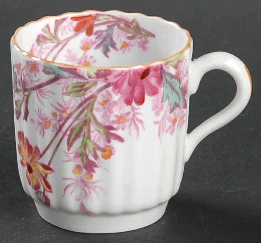 Chelsea Garden (Mustard Trim) Flat Demitasse Cup by Spode-1
