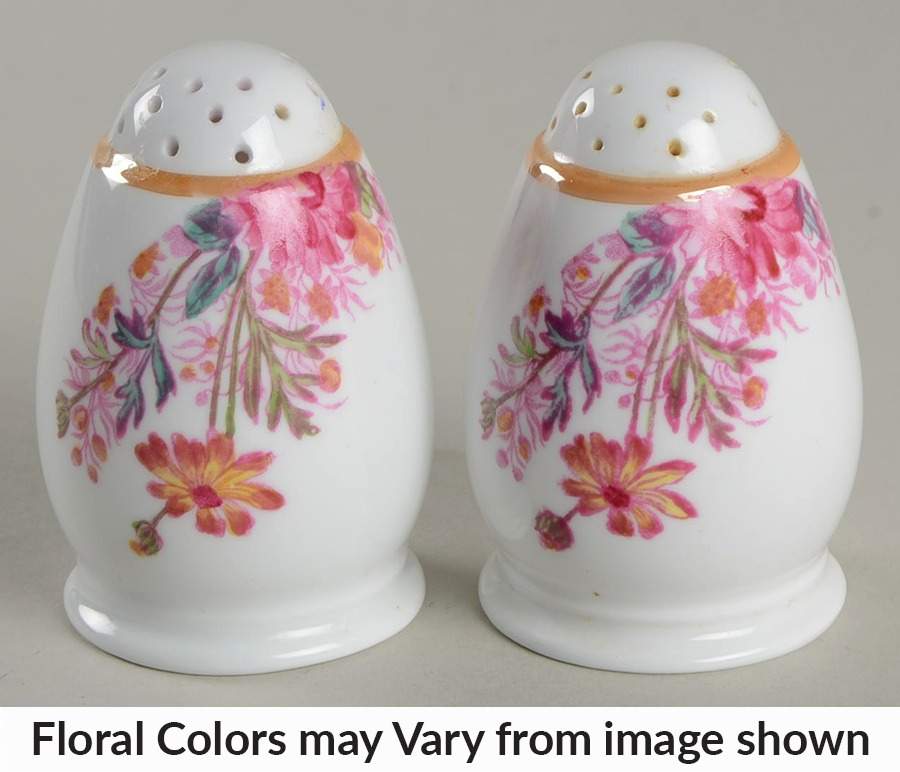 Chelsea Garden (Mustard Trim) Salt & Pepper Set by Spode-1