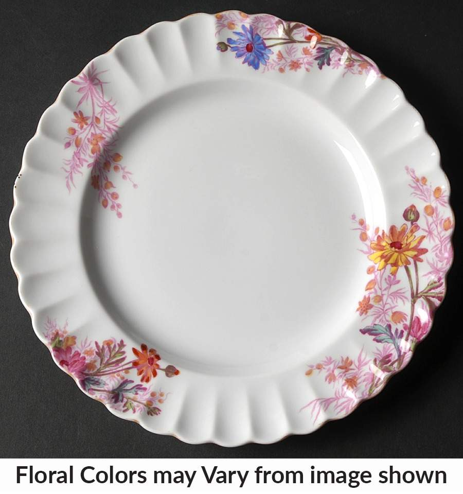 Chelsea Garden (Mustard Trim) Salad Plate by Spode-1