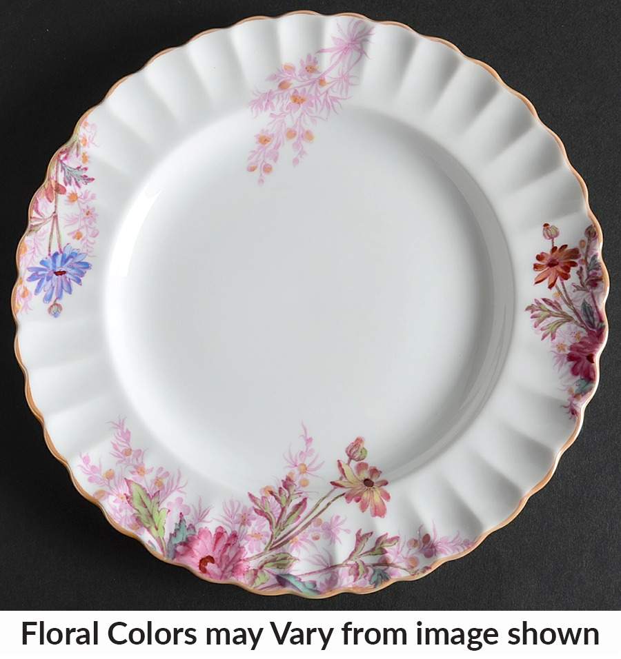 Chelsea Garden (Mustard Trim) Salad Plate by Spode-1