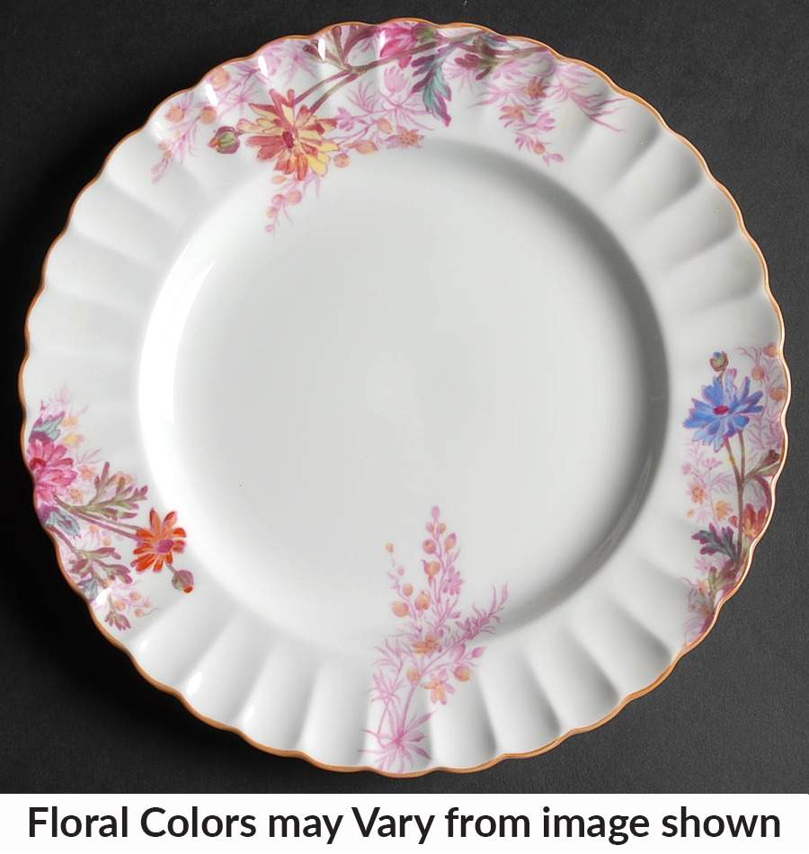 Chelsea Garden (Mustard Trim) Salad Plate by Spode-1