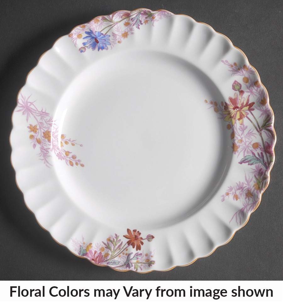 Chelsea Garden (Mustard Trim) Salad Plate by Spode-1
