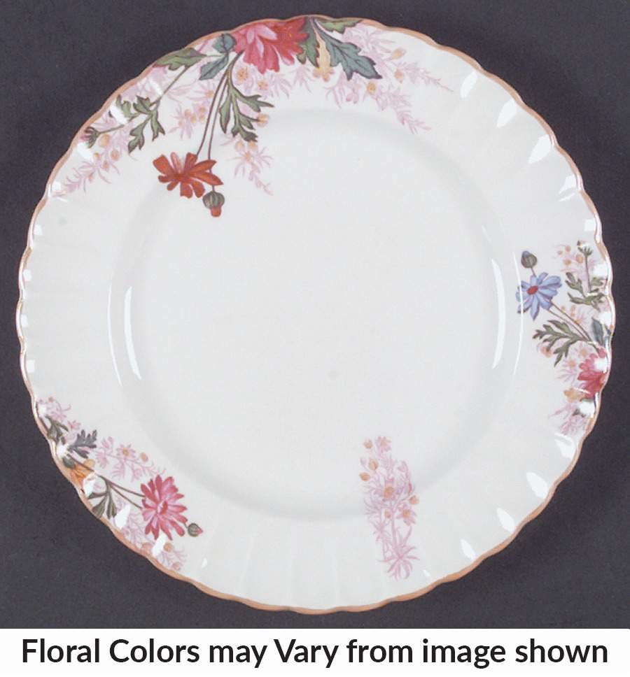Chelsea Garden (Mustard Trim) Salad Plate by Spode-1