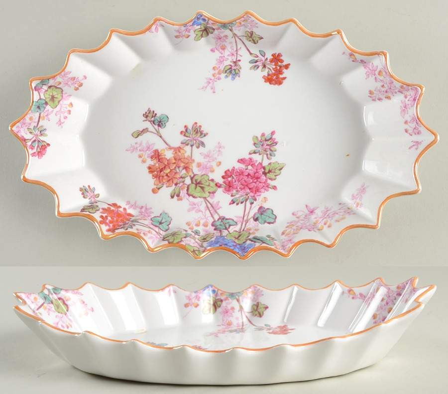Chelsea Garden (Mustard Trim) Jubilee Platter by Spode-1