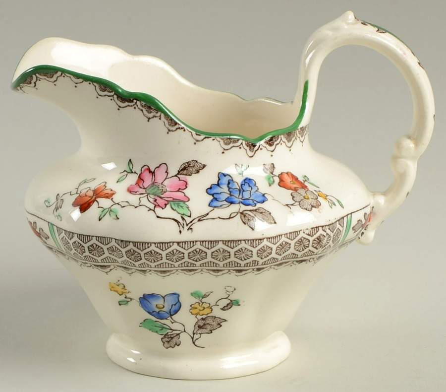 Chinese Rose Bone Mini Creamer by Spode-1
