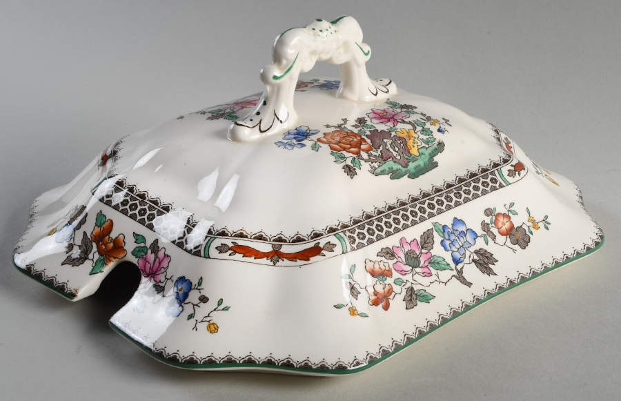 Chinese Rose Lid for Tureen by Spode-1