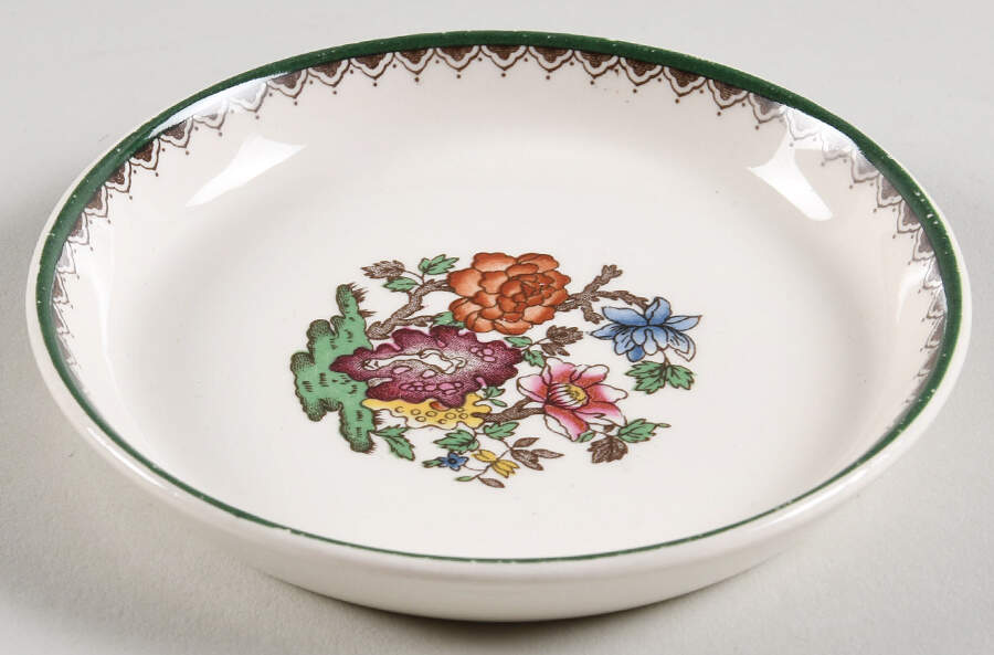Chinese Rose Coaster by Spode-1