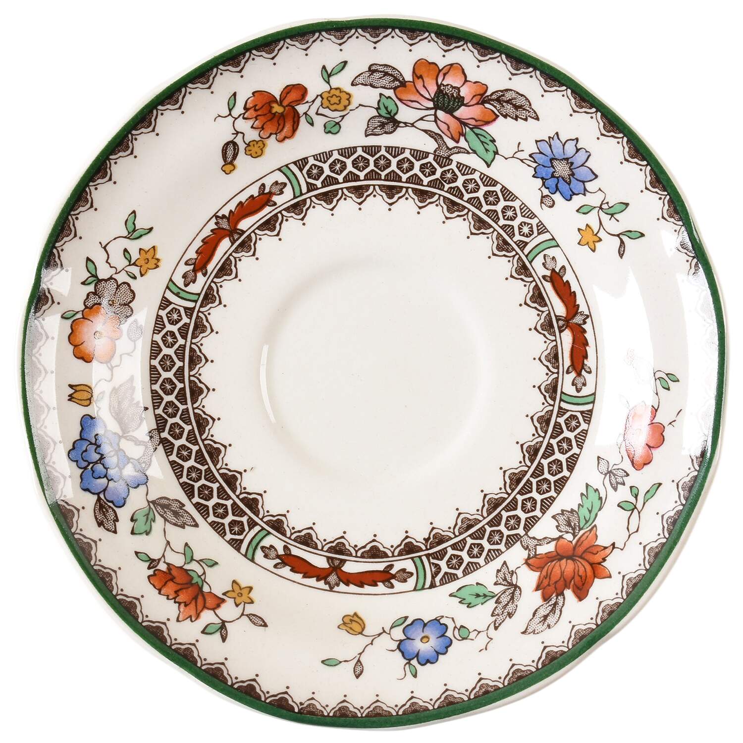 Chinese Rose Saucer for Demitasse Cup by Spode-1