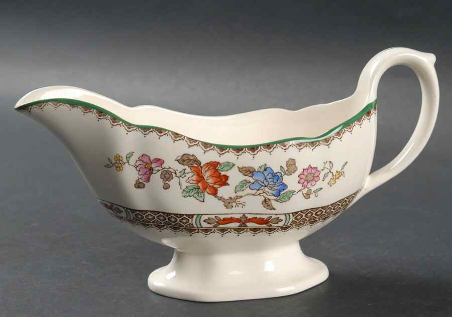 Chinese Rose Gravy Boat by Spode-1