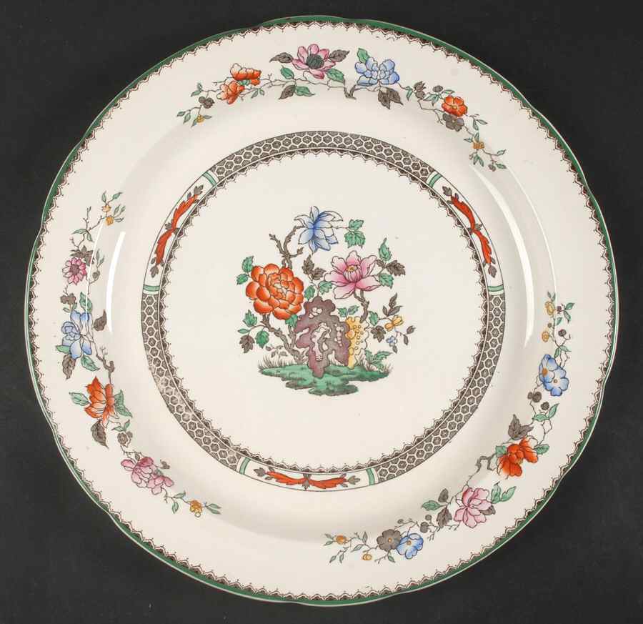 Chinese Rose 12" Chop Plate (Round Platter) by Spode-1