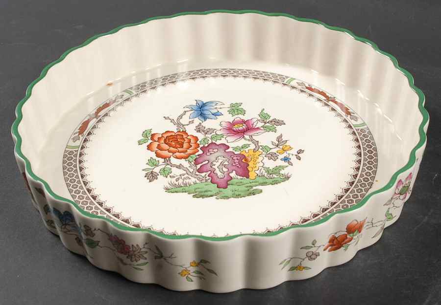 Chinese Rose 9" Quiche by Spode-1