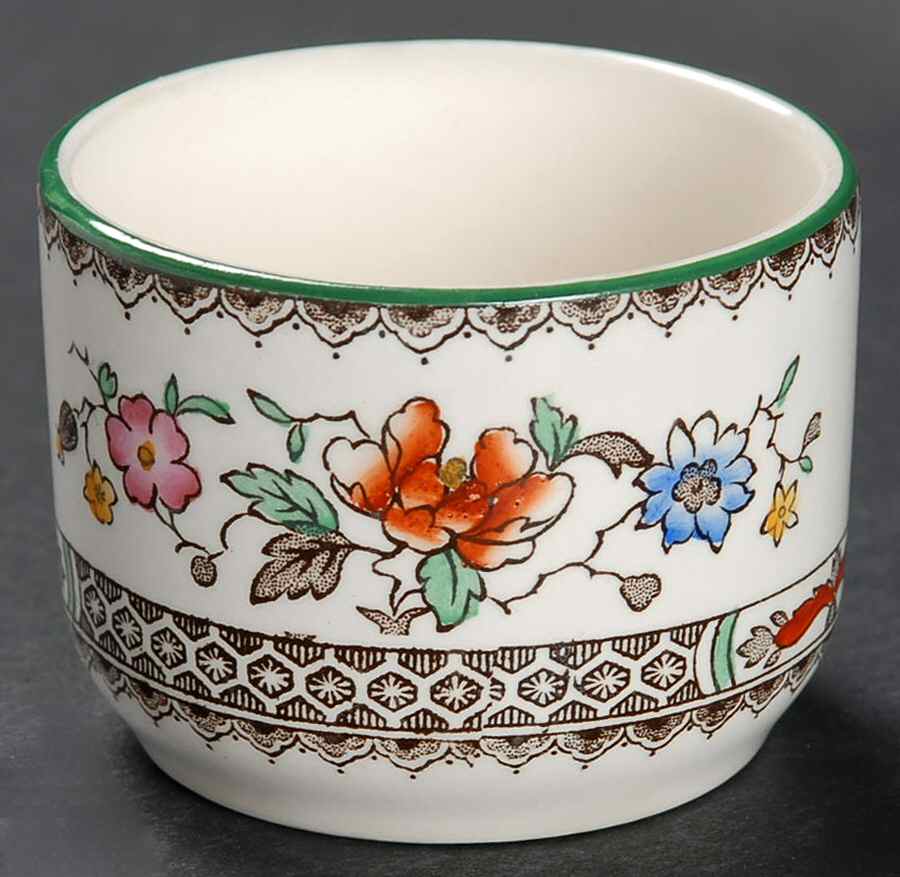 Chinese Rose Individual Open Sugar Bowl by Spode-1