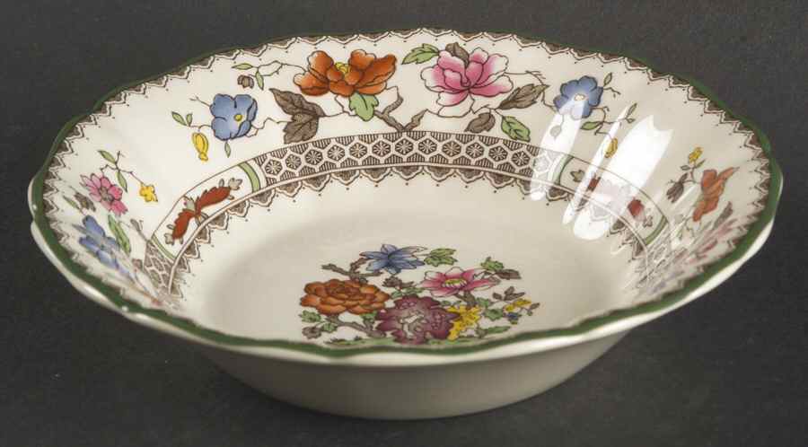 Chinese Rose Fruit/Dessert (Sauce) Bowl by Spode-1