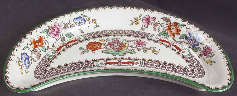 Chinese Rose Crescent Salad Plate by Spode-1