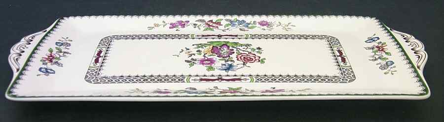 Chinese Rose Large Sandwich Tray by Spode-1